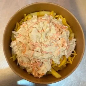 Loaded Fries & Cheeseslaw 